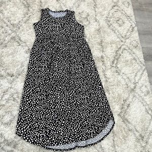 Black butter dress with pockets